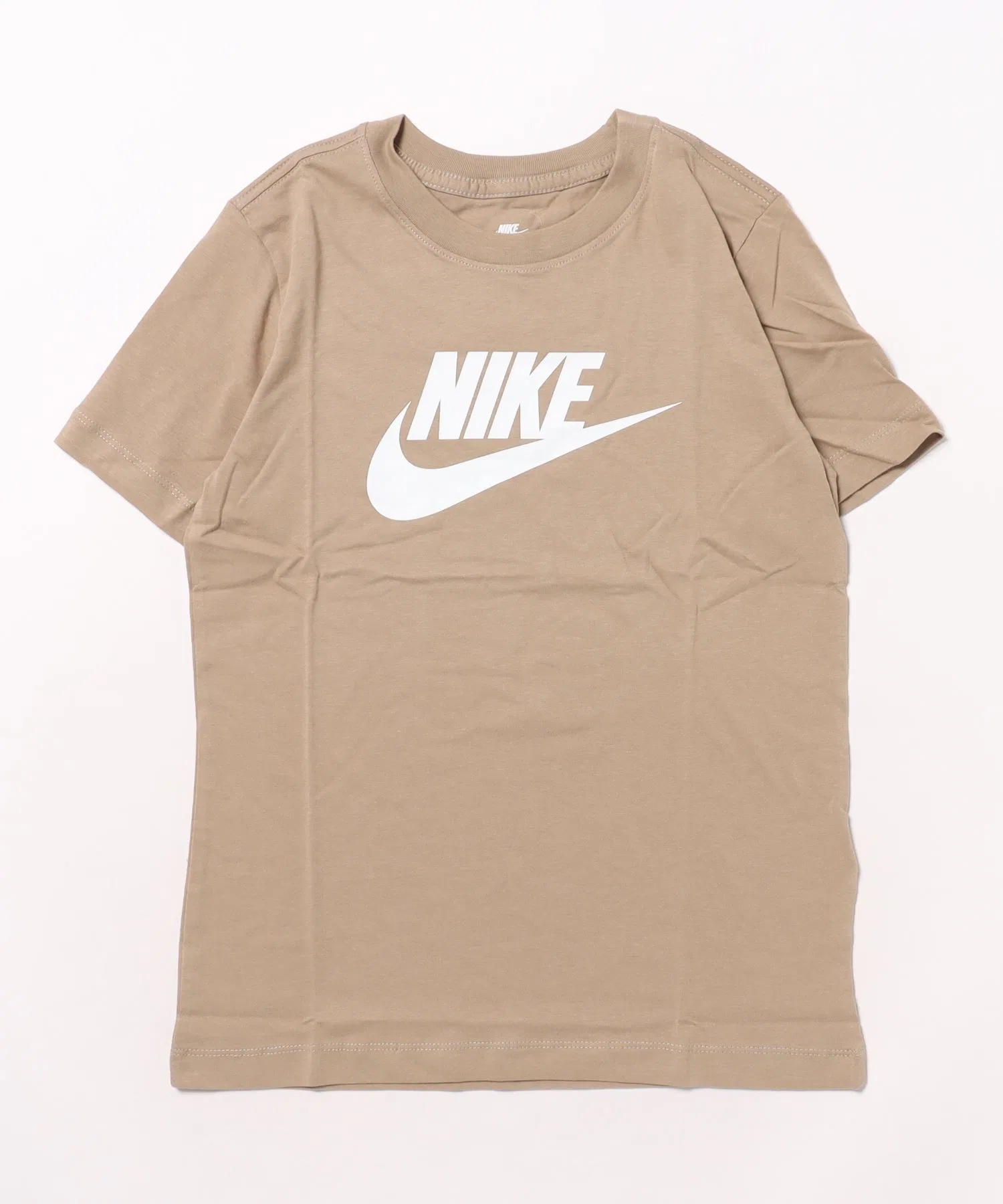 Детская футболка NIKE YTH NSW Futura HBRS с логотипом хаки