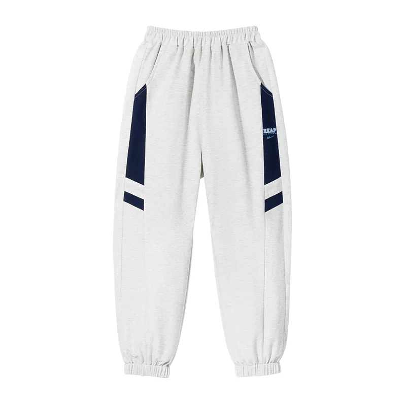 Детские спортивные штаны из тонкого трикотажа Navy Blue/H Blue White Line K WARRIOR — фото 4