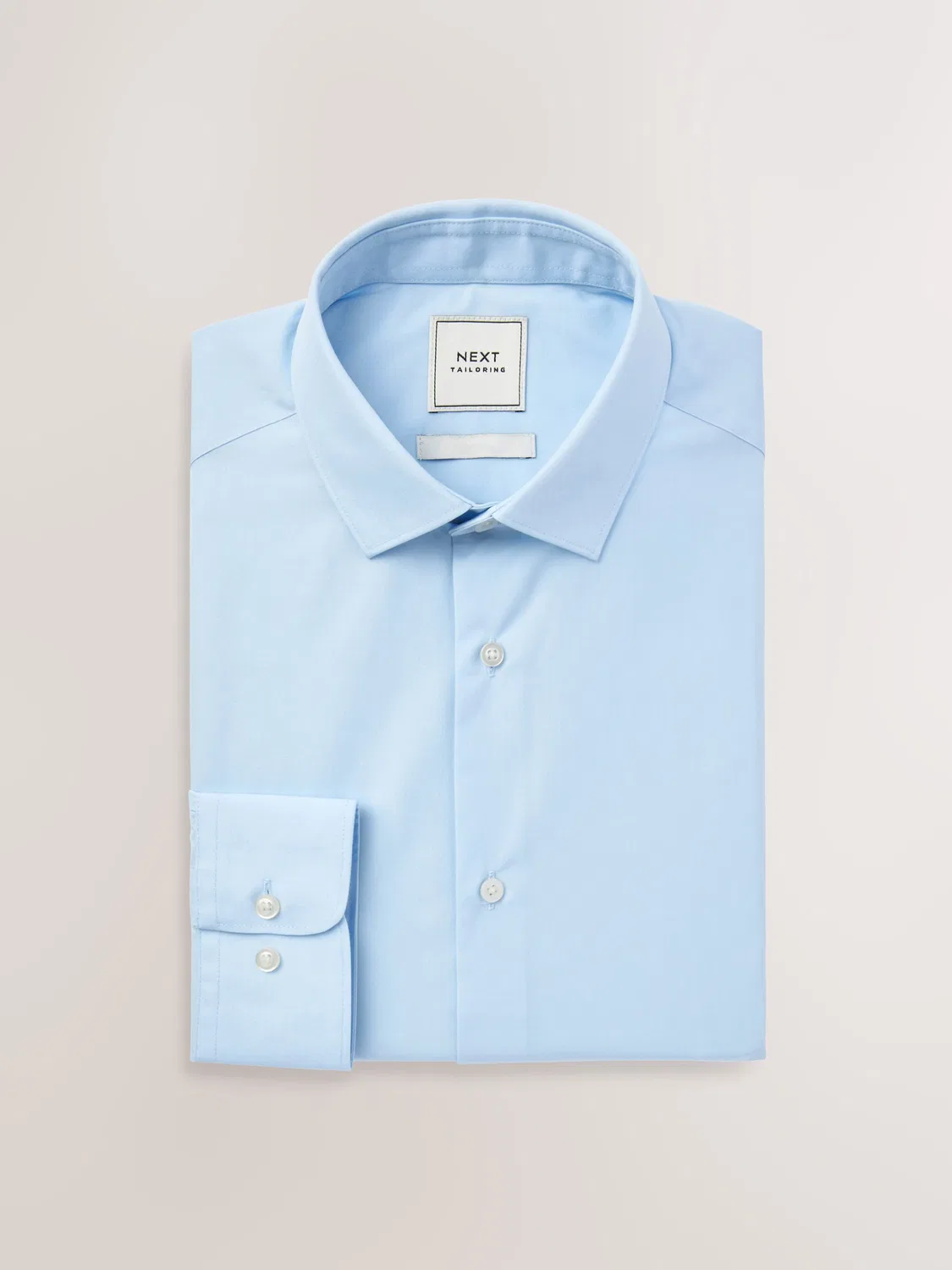 Рубашка с воротником, slim fit, Easy Care Next, голубой