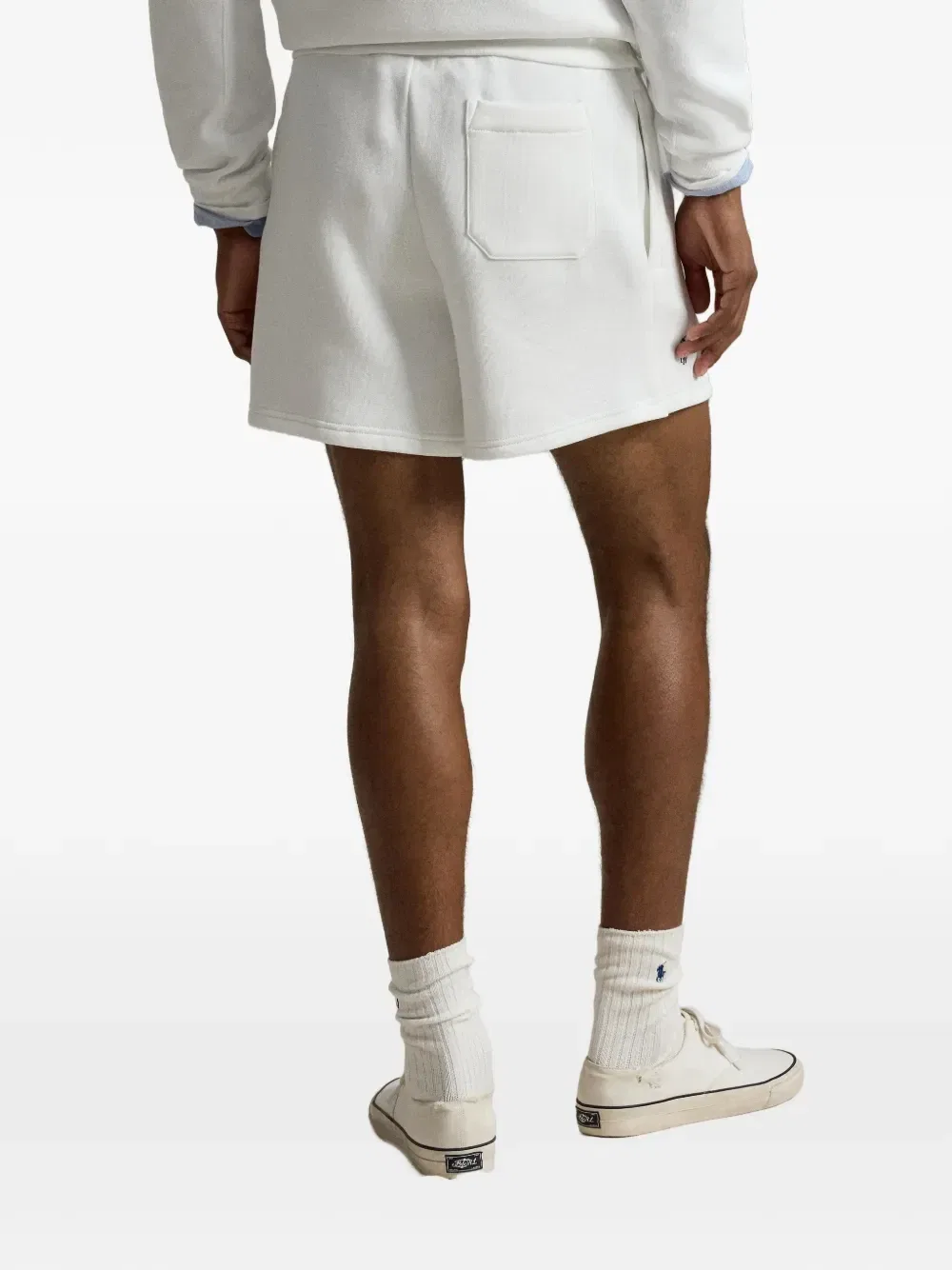 Шорты Wimbledon с вышивкой Polo Ralph Lauren, белый — фото 4