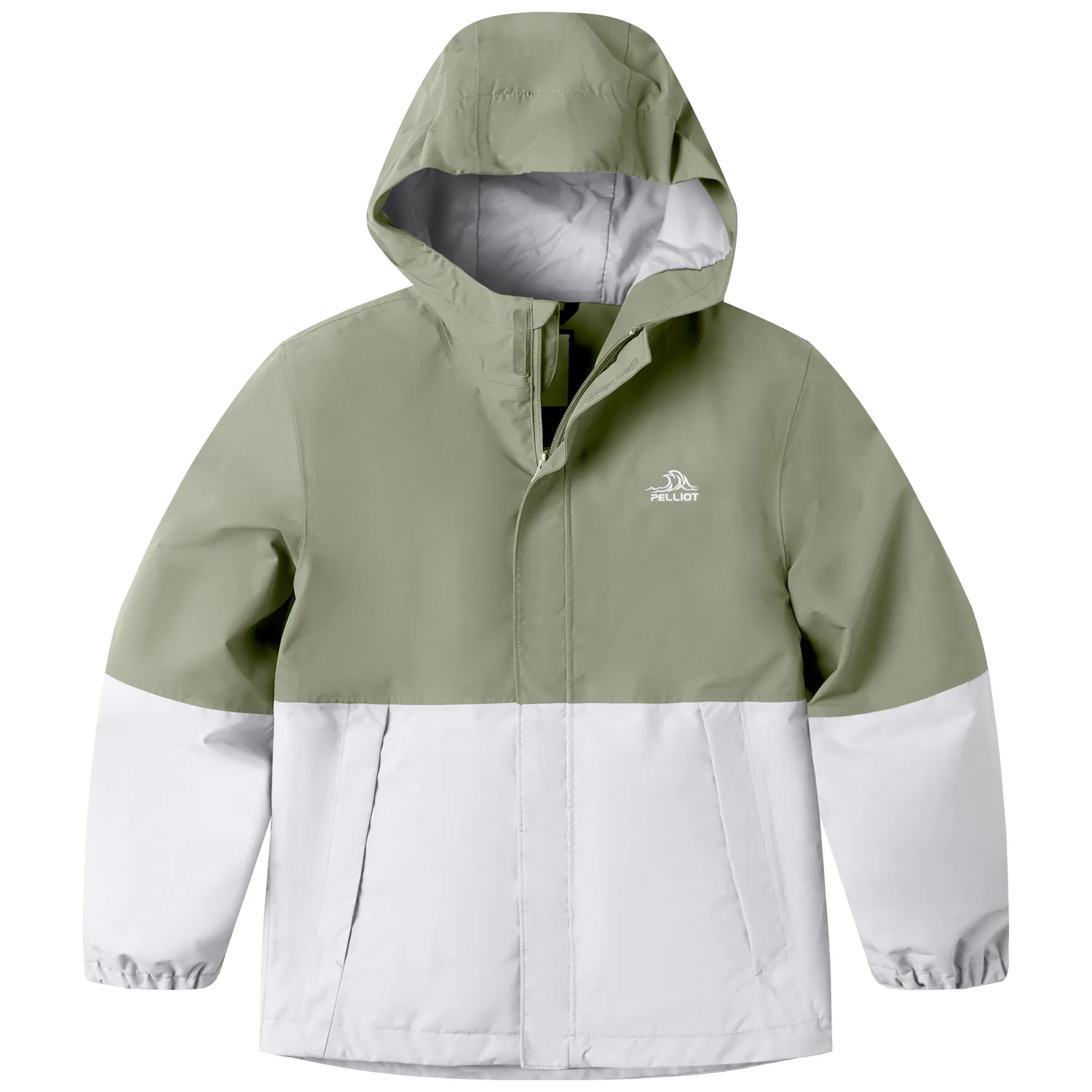 Детская ветровка с принтом PELLIOT, Rock Shell Green+Stratigraphic Gray