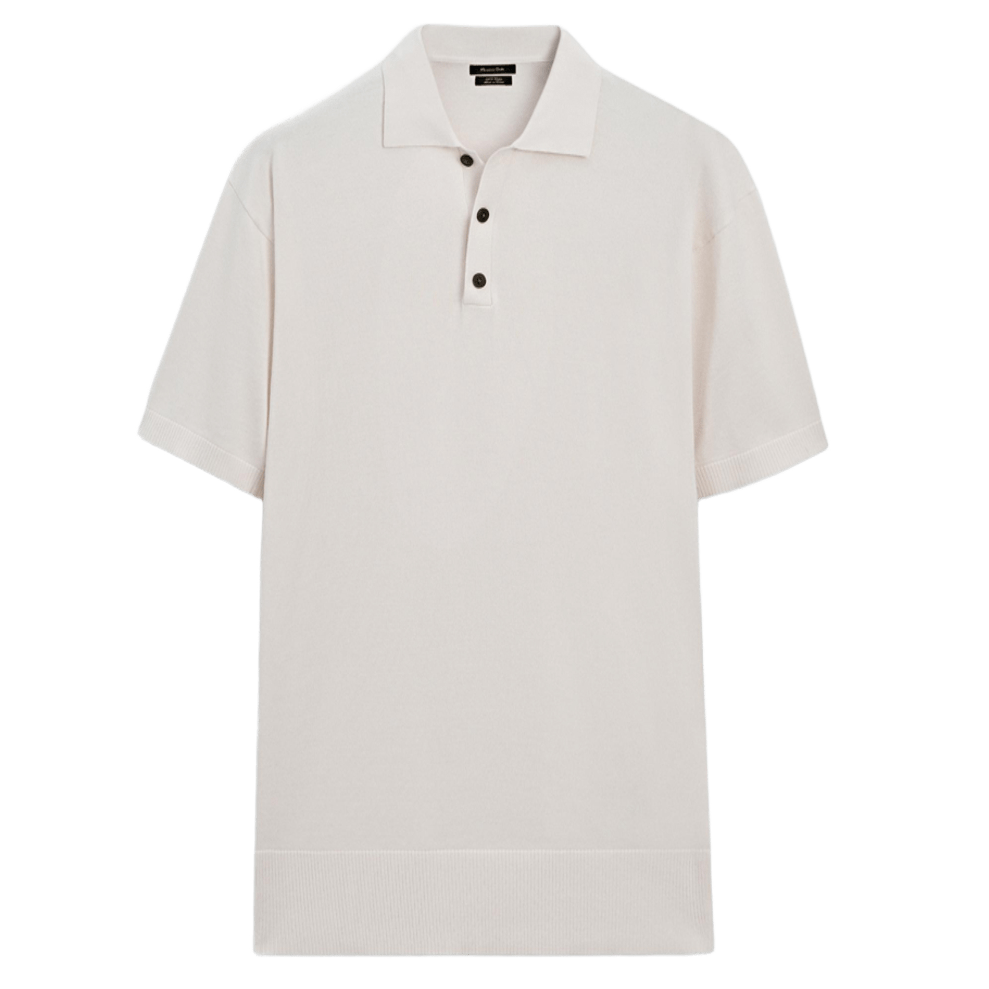 

Футболка-поло Massimo Dutti Short sleeve knit, кремовый, Бежевый, Футболка-поло Massimo Dutti Short sleeve knit, кремовый
