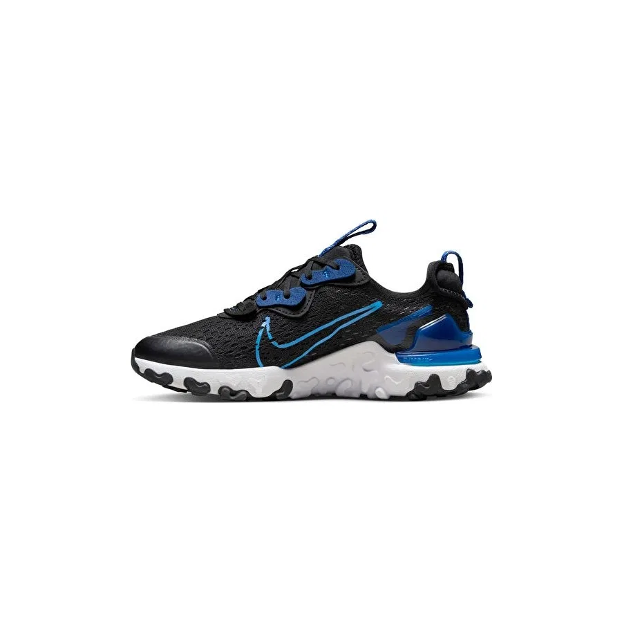Кроссовки детские с длинным шнурком Nike React Vision GS, Разноцветный — фото 2