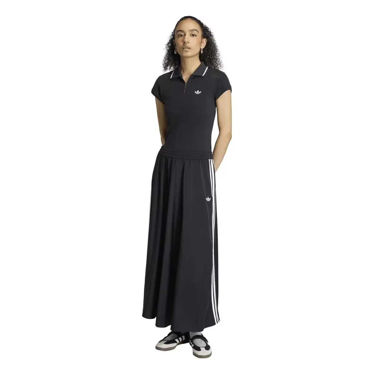 Женская юбка Firebird из полиэстера adidas, Negro