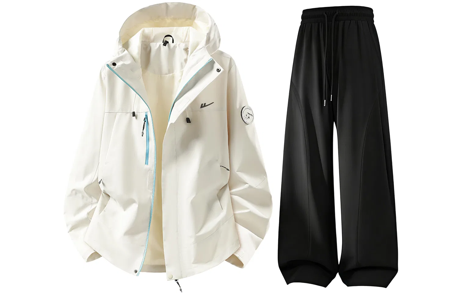 Женский комплект из куртки и брюк с капюшоном Windbreaker Jacket & Pants Sets WARRIOR