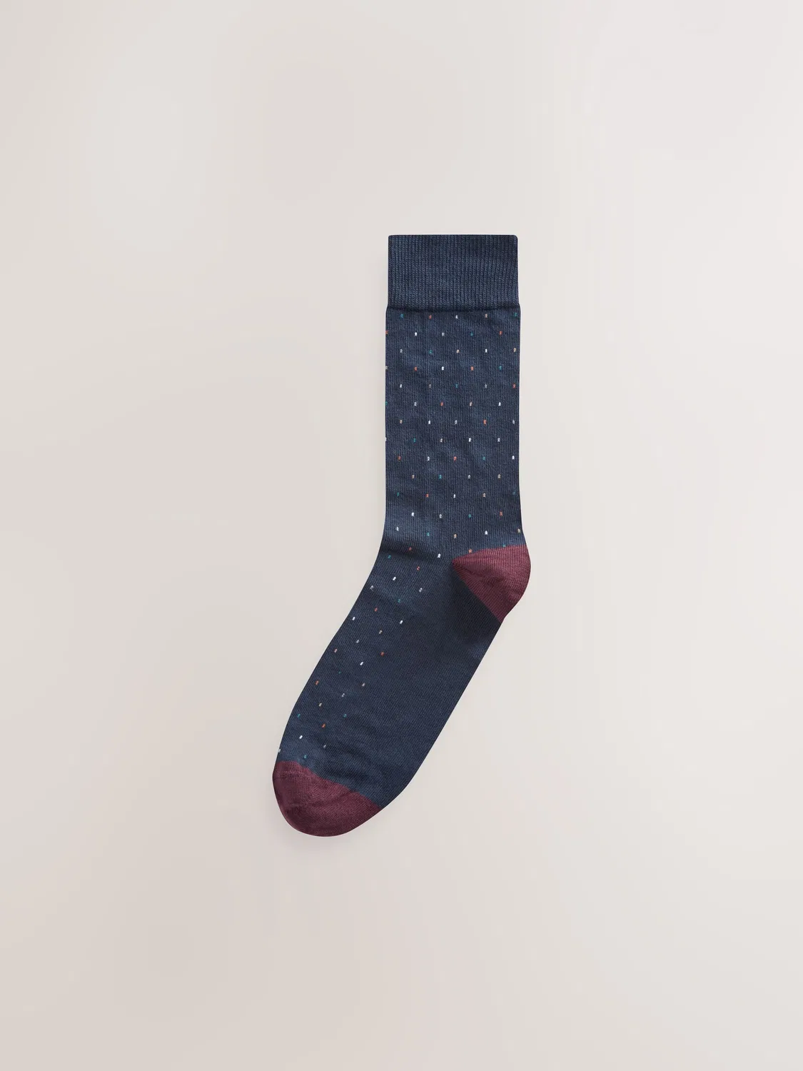 Носки 5 пар Neutral/Navy Pattern Next, нейтральный/темно-синий — фото 2