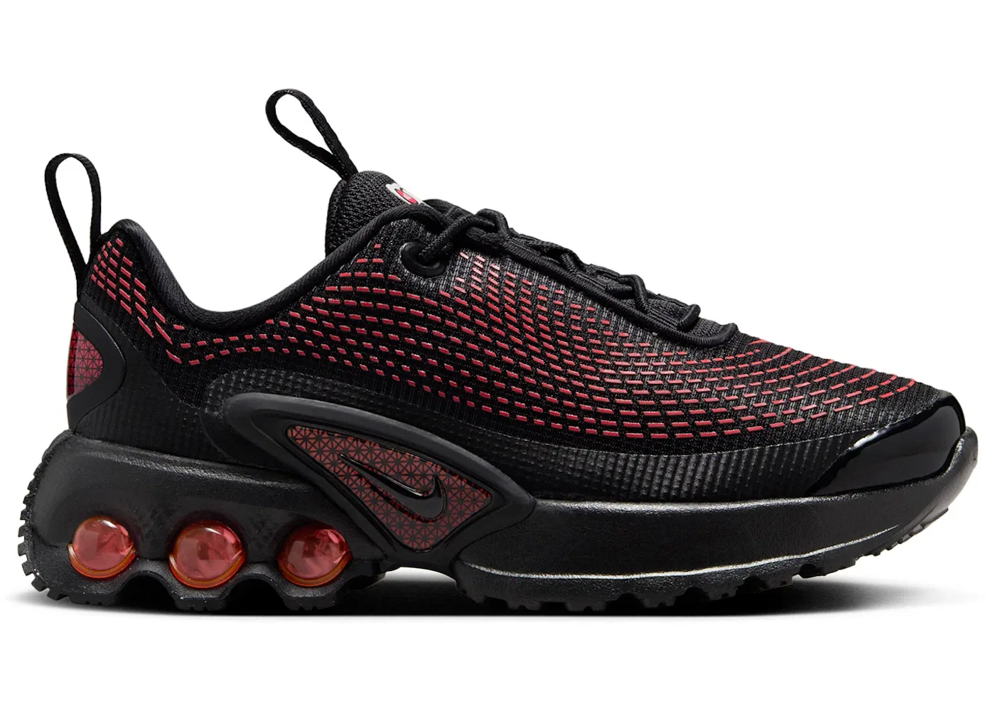 Детские кроссовки Lifestyle Nike Air Max Dn, Black/Black/Bright Crimson/Black