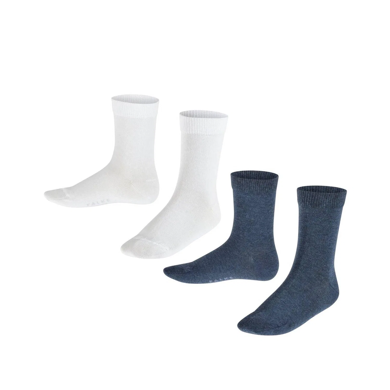 Детские носки с высоким содержанием хлопка FALKE Happy 2P SO, Bunt Ultraweiß