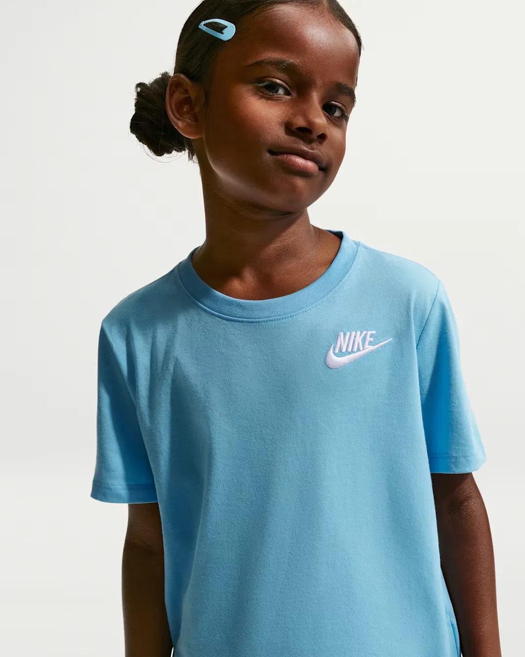 Детский комплект из двух предметов: вязаные шорты и шорты Nike, Football Blue/Black — фото 2