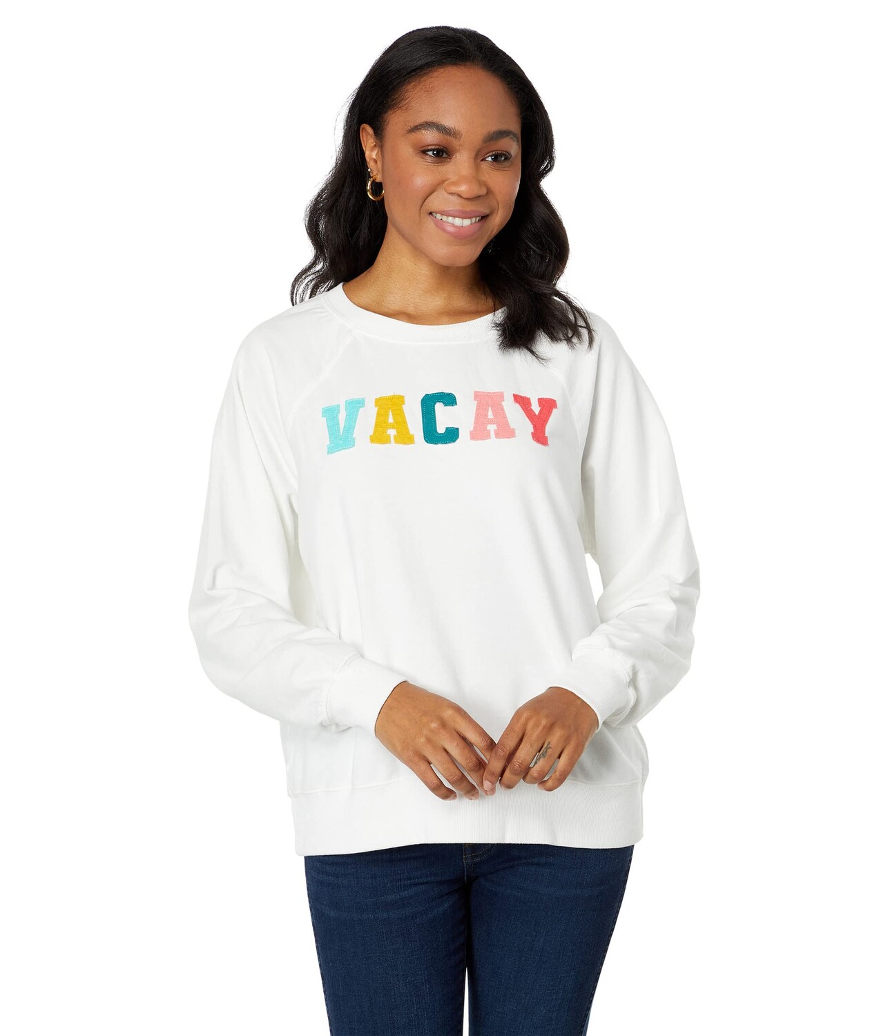 

Толстовка Wildfox, Vacay French Terry Sommers Sweatshirt, Белый, Толстовка Wildfox, Vacay French Terry Sommers Sweatshirt