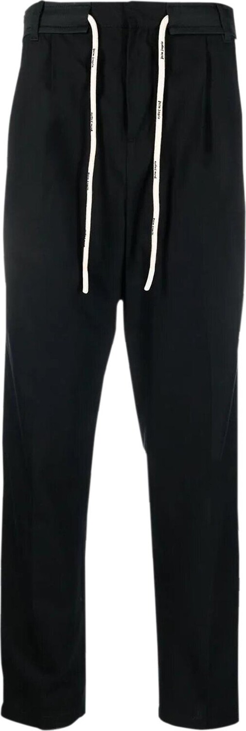 

Брюки Palm Angels Track Belt Pants 'Black', черный