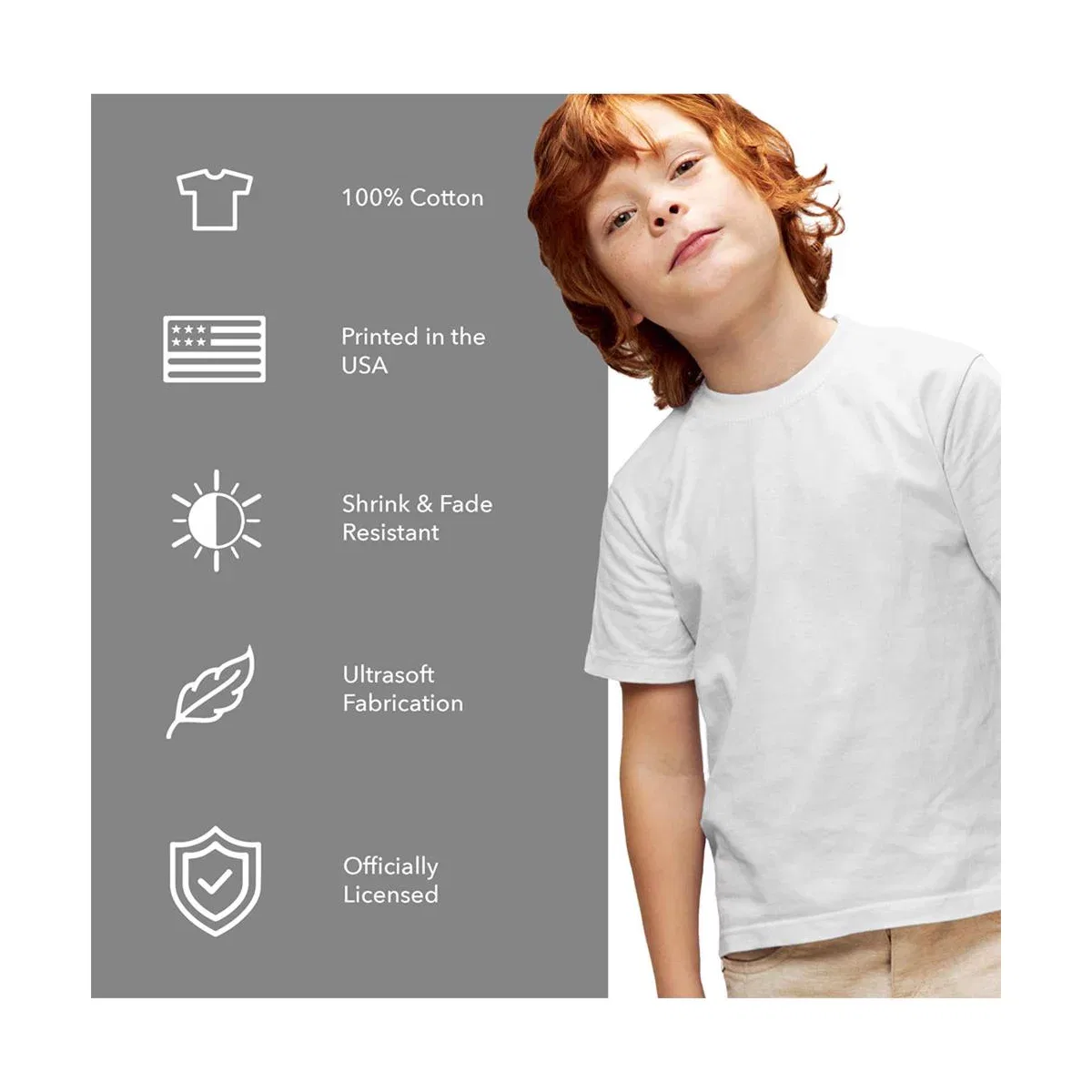 Детская футболка с принтом Sesame Street Big Bird, Bird Seed Milkshakes, Sesame Street, White — фото 4