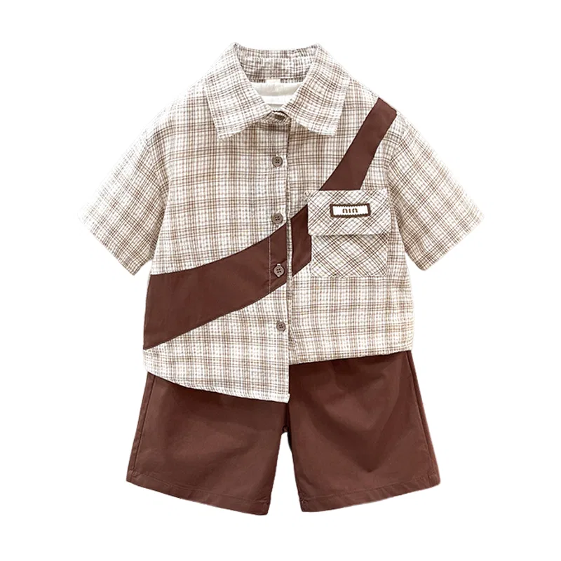 Детский спортивный костюм из футера Lanza, Khaki