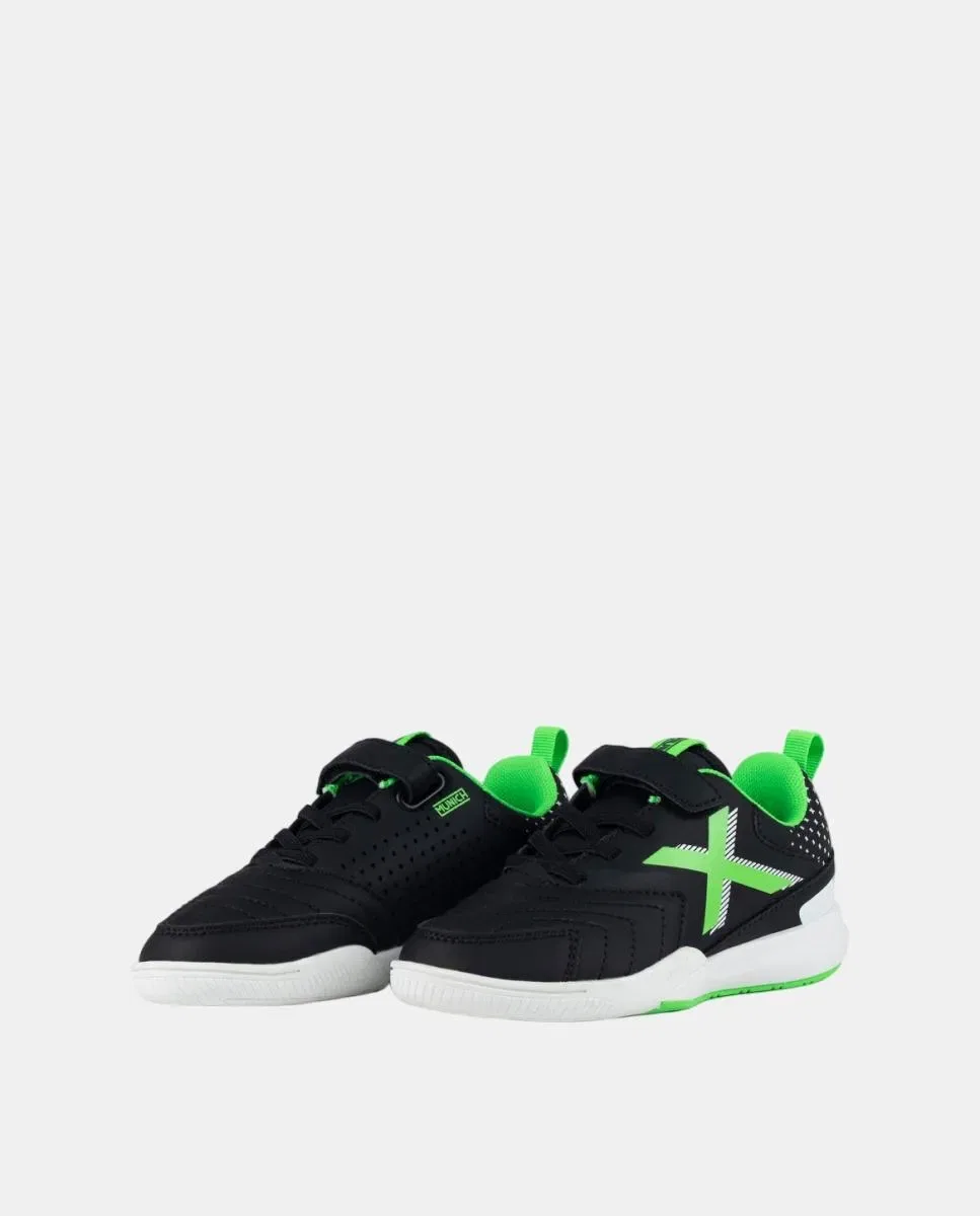 Детские кроссовки для футбола с эластичными шнурками RONDITO KID ELASTIC LACES Munich, Negro — фото 2