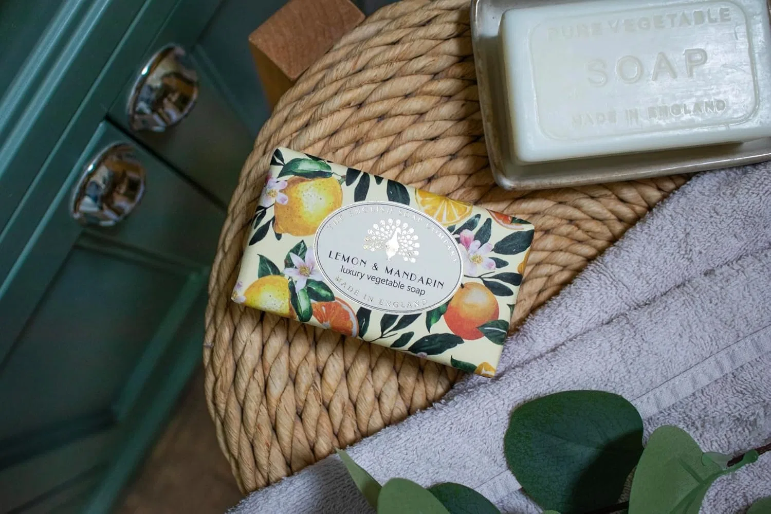Мыло твердое, Лимон-Мандарин, The English Soap Company, 190 г — фото 3