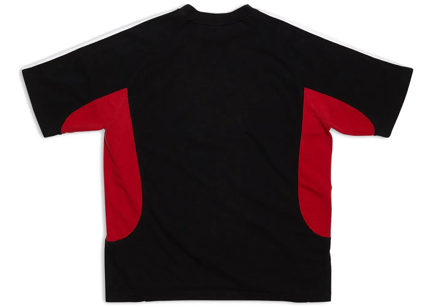 Мужская футболка с принтом Balenciaga x Adidas Medium Fit T-Shirt, Black Red — фото 2