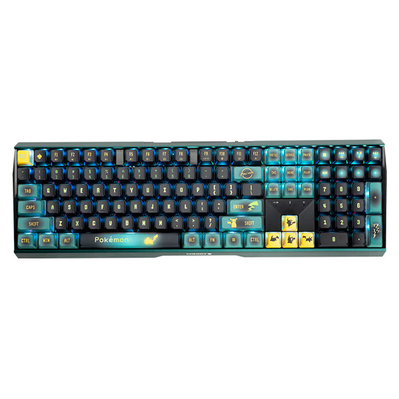 

Клавиатура игровая Cherry MX3.0S Wireless Pokemon Edition, черный