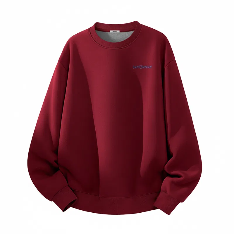 Детский свитшот с начесом MINISO, Burgundy