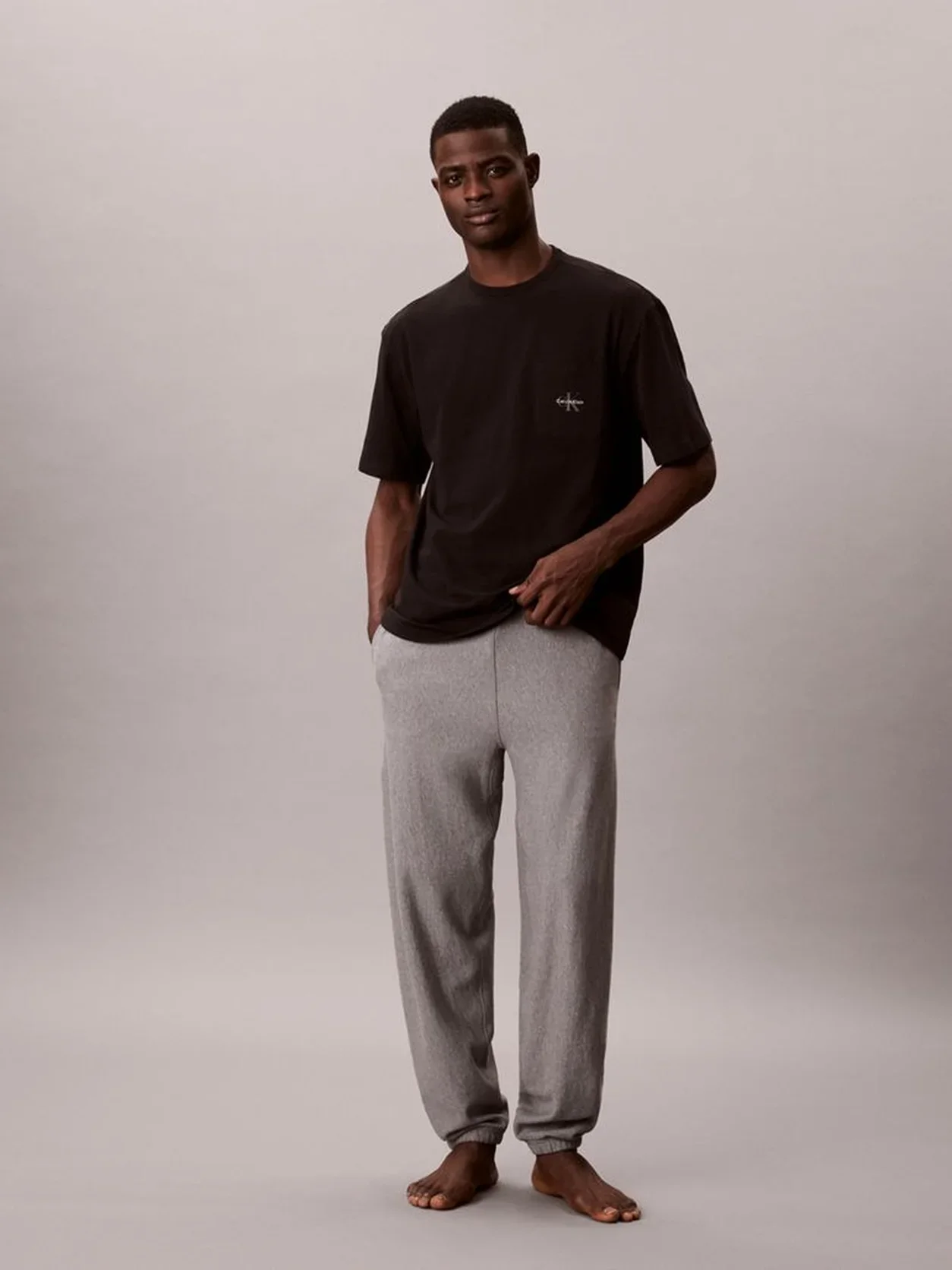 Футболка Calvin Klein  Icon Cotton Stretch, черный — фото 2