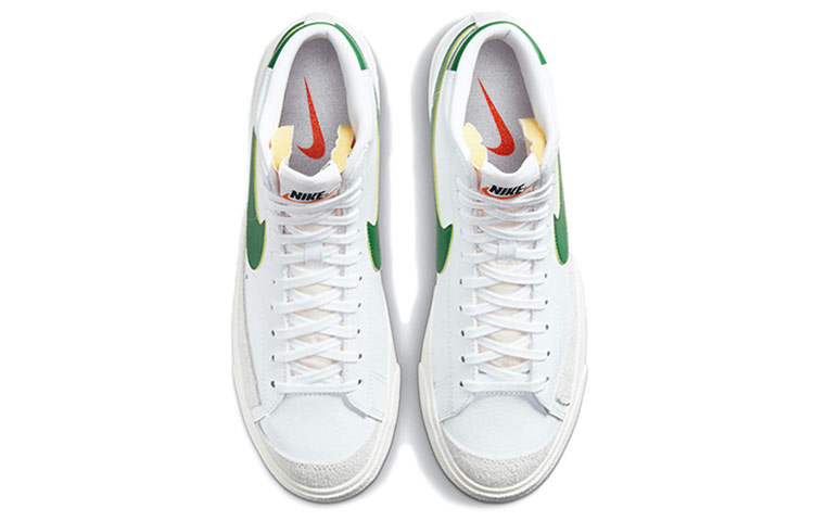 Кроссовки Nike Blazer Mid 77 Vintage, зеленый/белый — фото 3