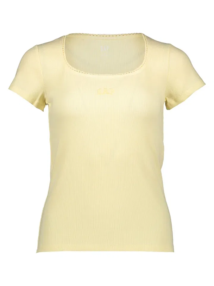 Женская футболка из рибаны GAP, Yellow