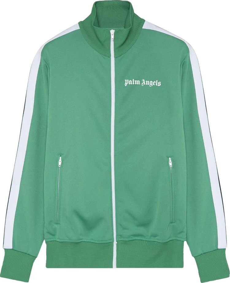 

Куртка Palm Angels Classic Track Jacket 'Green/White', зеленый