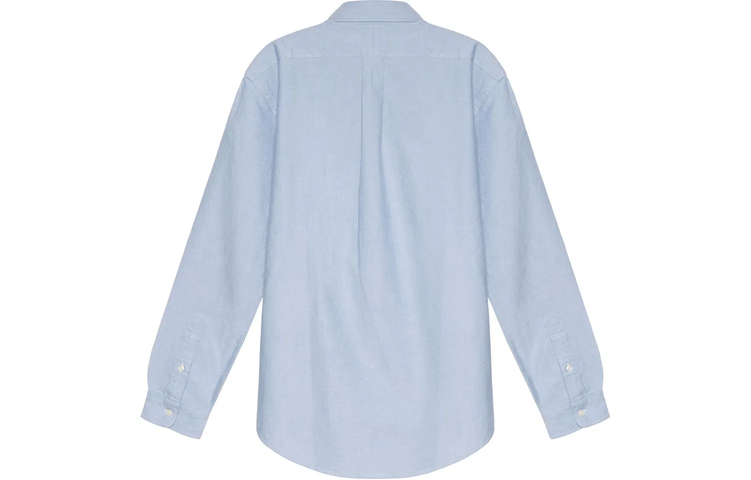 Мужская классическая рубашка оксфорд Polo Ralph Lauren, Blue — фото 3