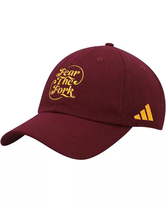 

Мужская бордовая регулируемая шляпа Arizona State Sun Devils с напуском Adidas