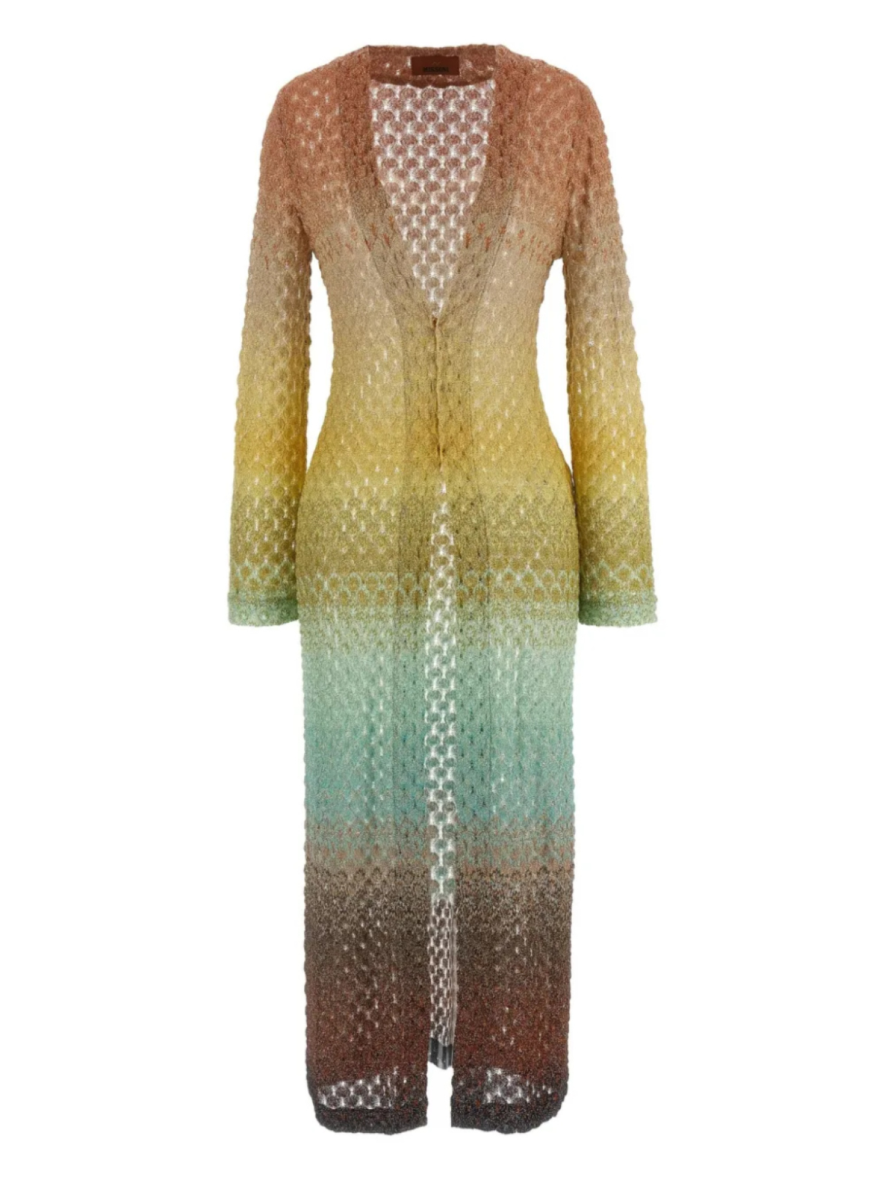 

Кардиган ажурной вязки Missoni, желтый