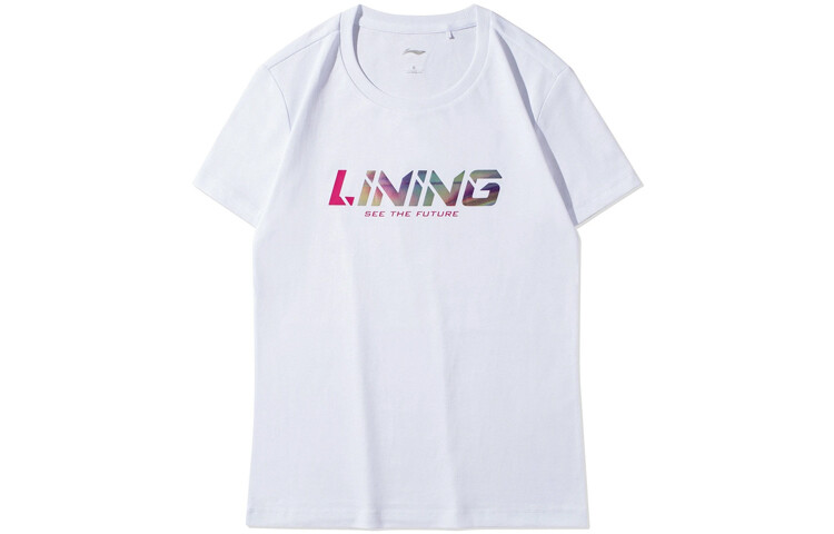 

Футболка женская из коллекции Sports Fashion, белая Lining