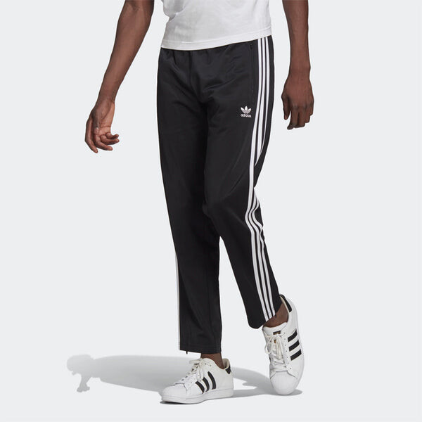 Спортивные штаны Men's adidas originals Logo Pattern Loose Straight Sports Pants/Trousers/Joggers Black, черный — фото 2