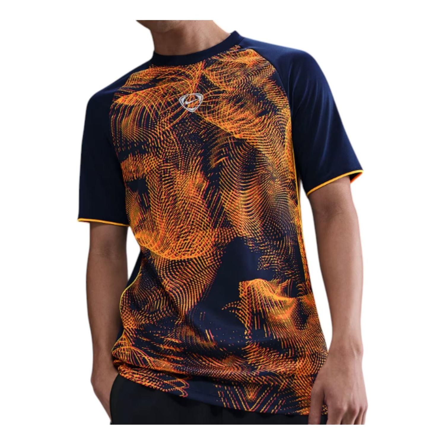 

Топ Nike Academy+ Dri-Fit Short-Sleeve Soccer Top 'Laser Orange Blue Void'