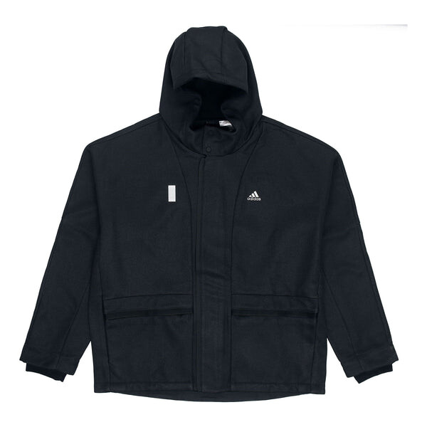 

Куртка adidas Wj Wv Bond Jkt Sports hooded Logo Jacket Black, черный