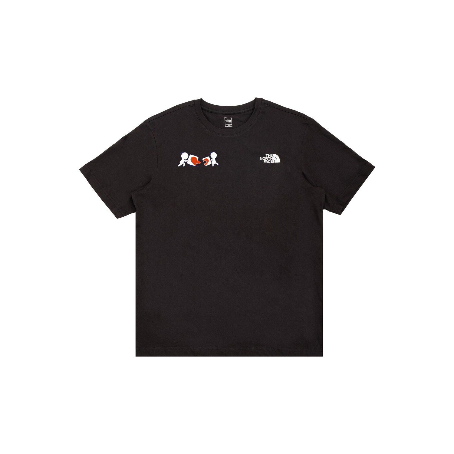 

Футболка унисекс черная The North Face, черный