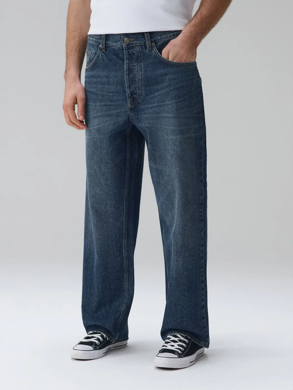 Свободные джинсы Next, Blue Denim — фото 2