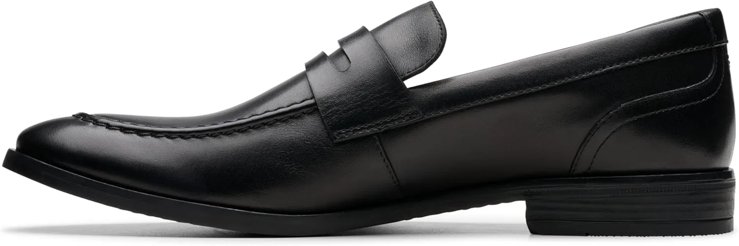 Мужские туфли Clarks Brandon Step, Black (Black Leather)