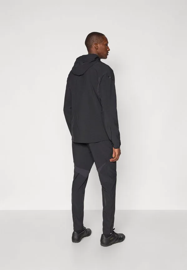 Real madrid tiro25 pro vis tech travel pant club wear Adidas Performance, Black/Lucid Lemon — фото 3