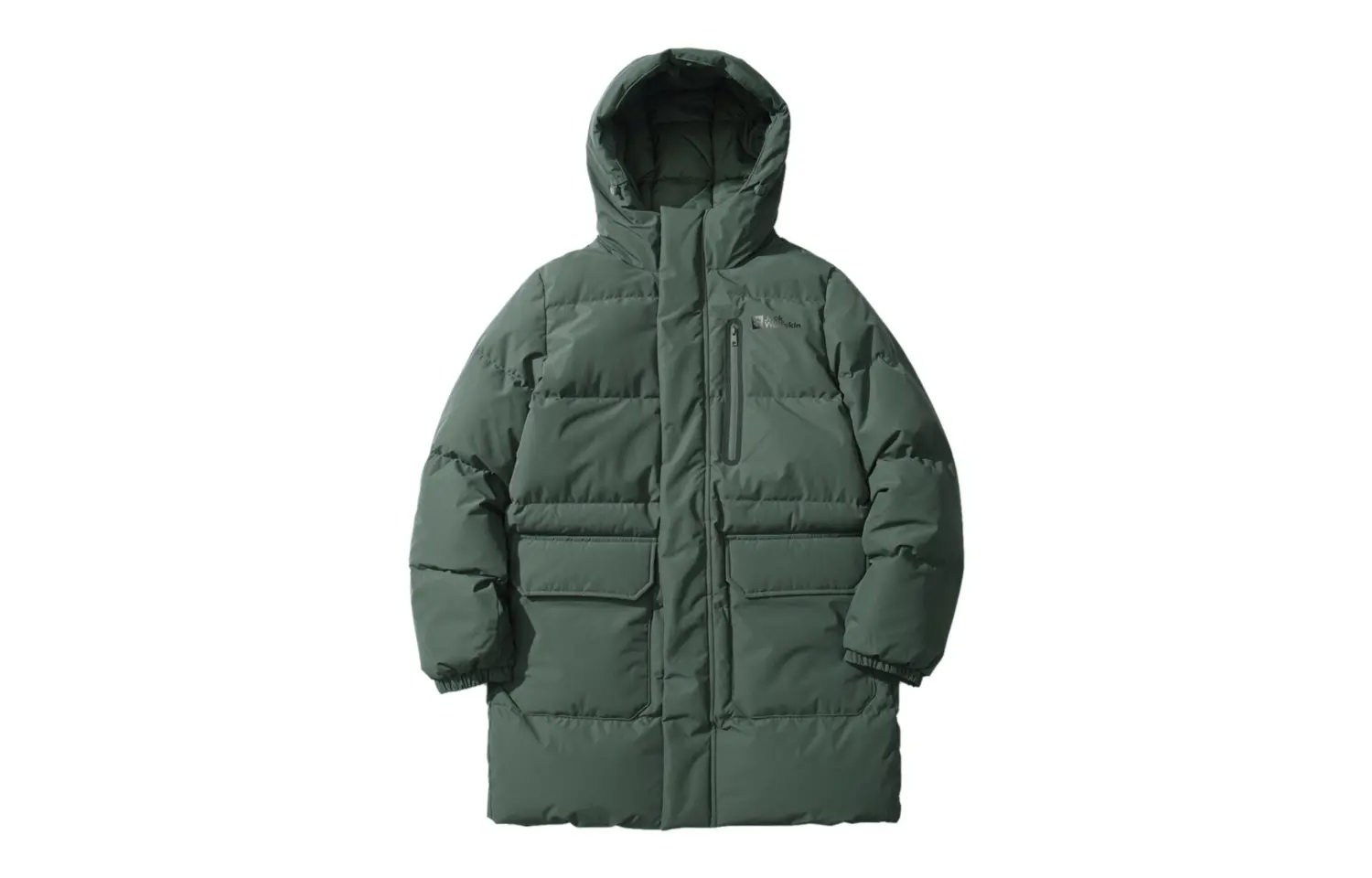 

JACK WOLFSKIN Унисекс пуховик, Stone Slate Green/4136