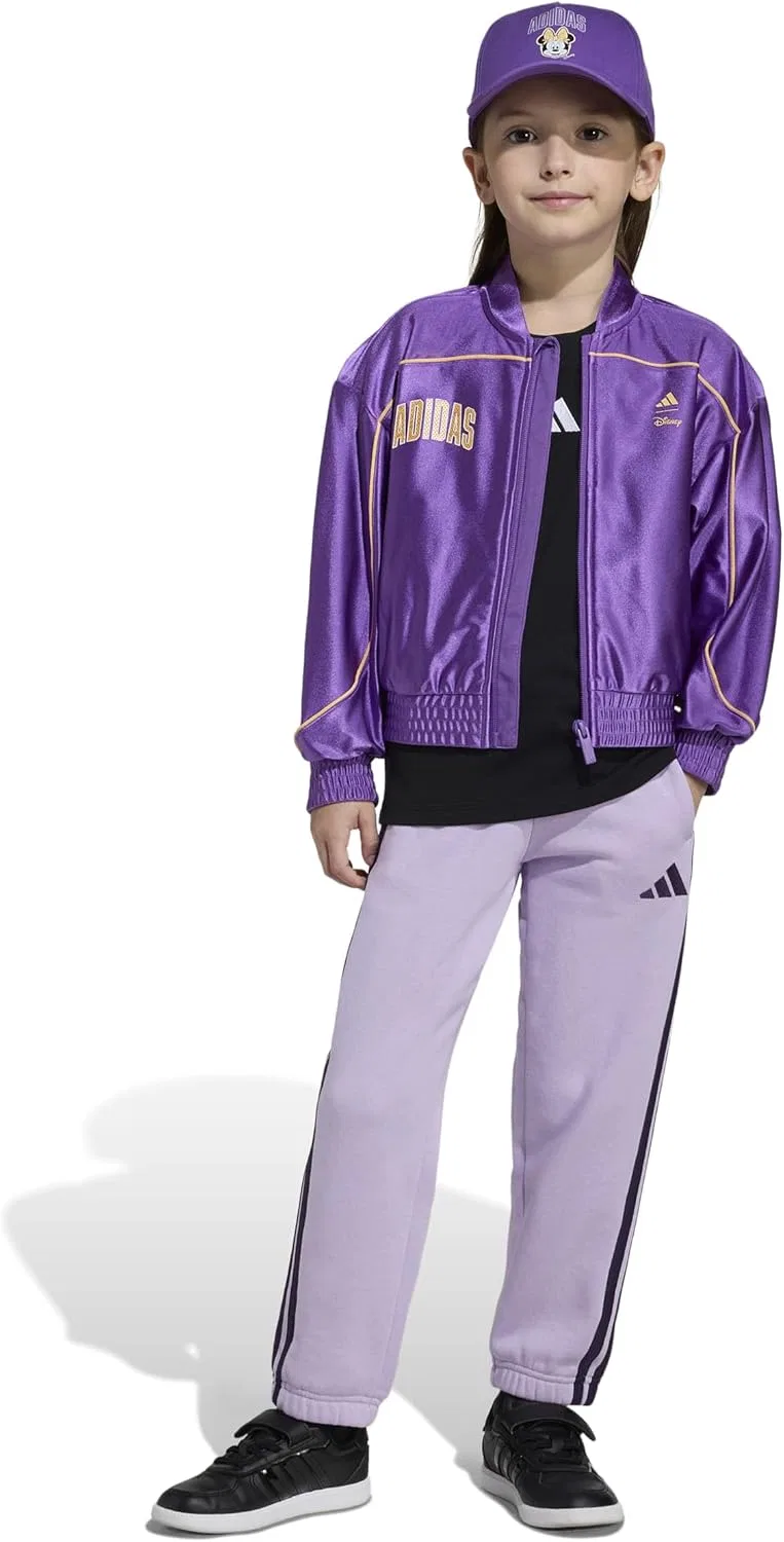 Детская ветровка adidas Disney Minnie Mouse, Active Purple/Semi Ice Tangerine/Minnie Mouse — фото 2