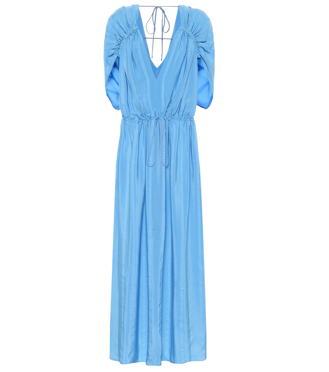 

Длинное платье Monica из смесового шелка Stella McCartney, Cameo Blue