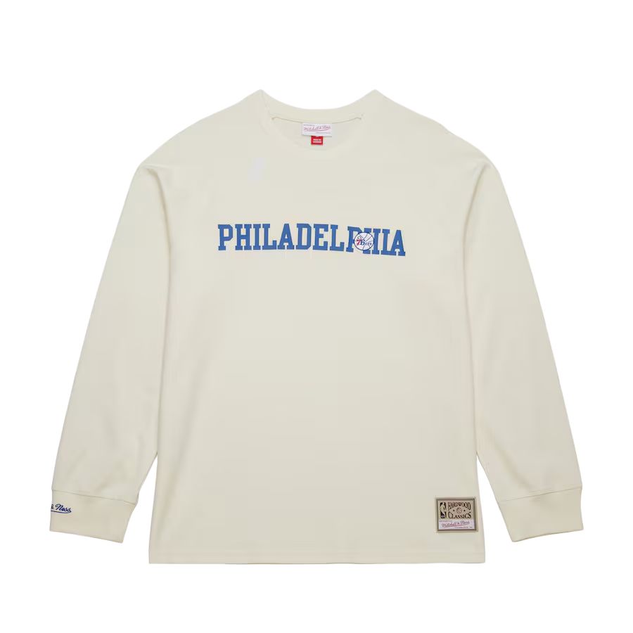 

Mitchell Ness Футболка Mitchell & Ness x NBA Philadelphia 76ers мужская cream