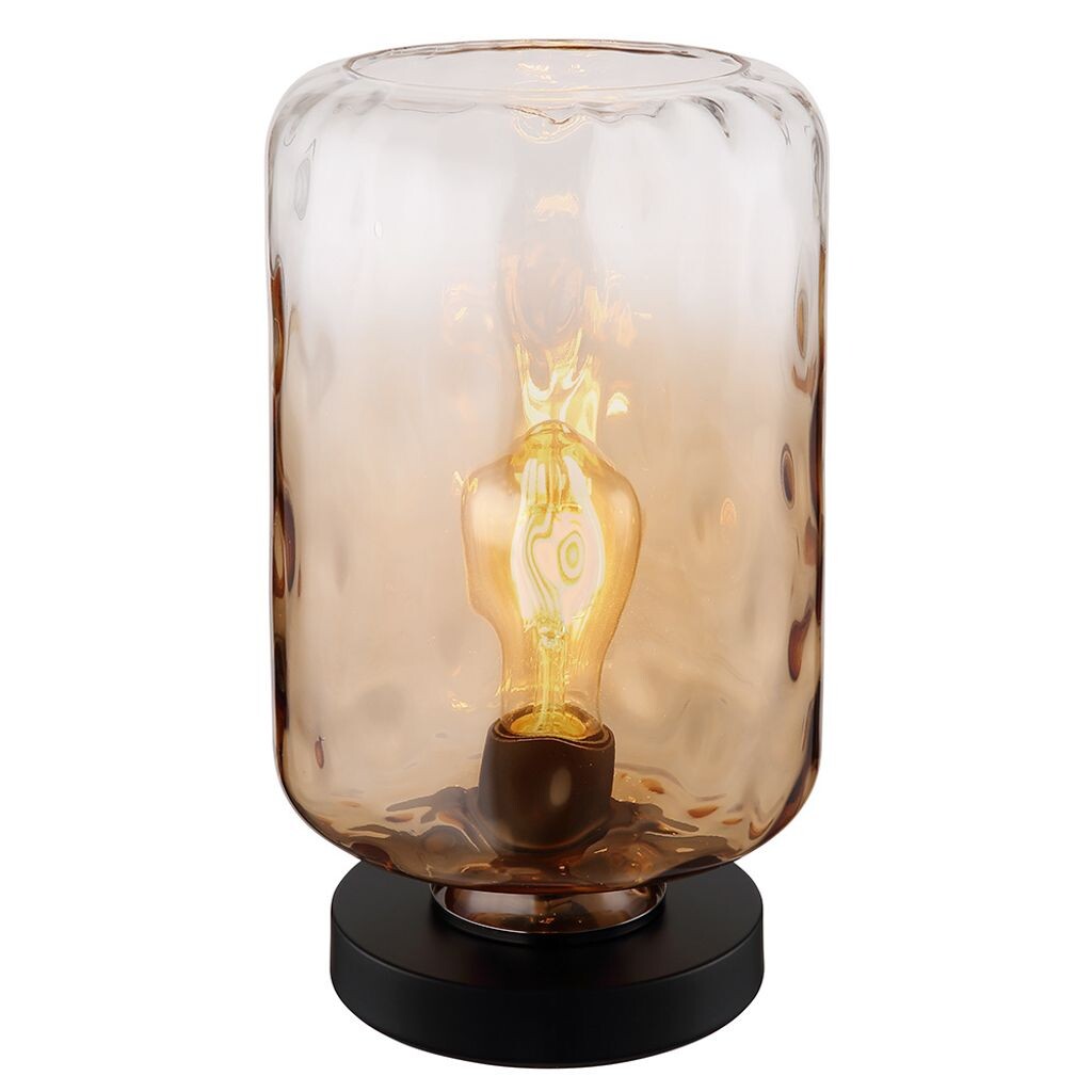 

Настольная лампа, металл, янтарное стекло, H 32,5 см Globo Lighting