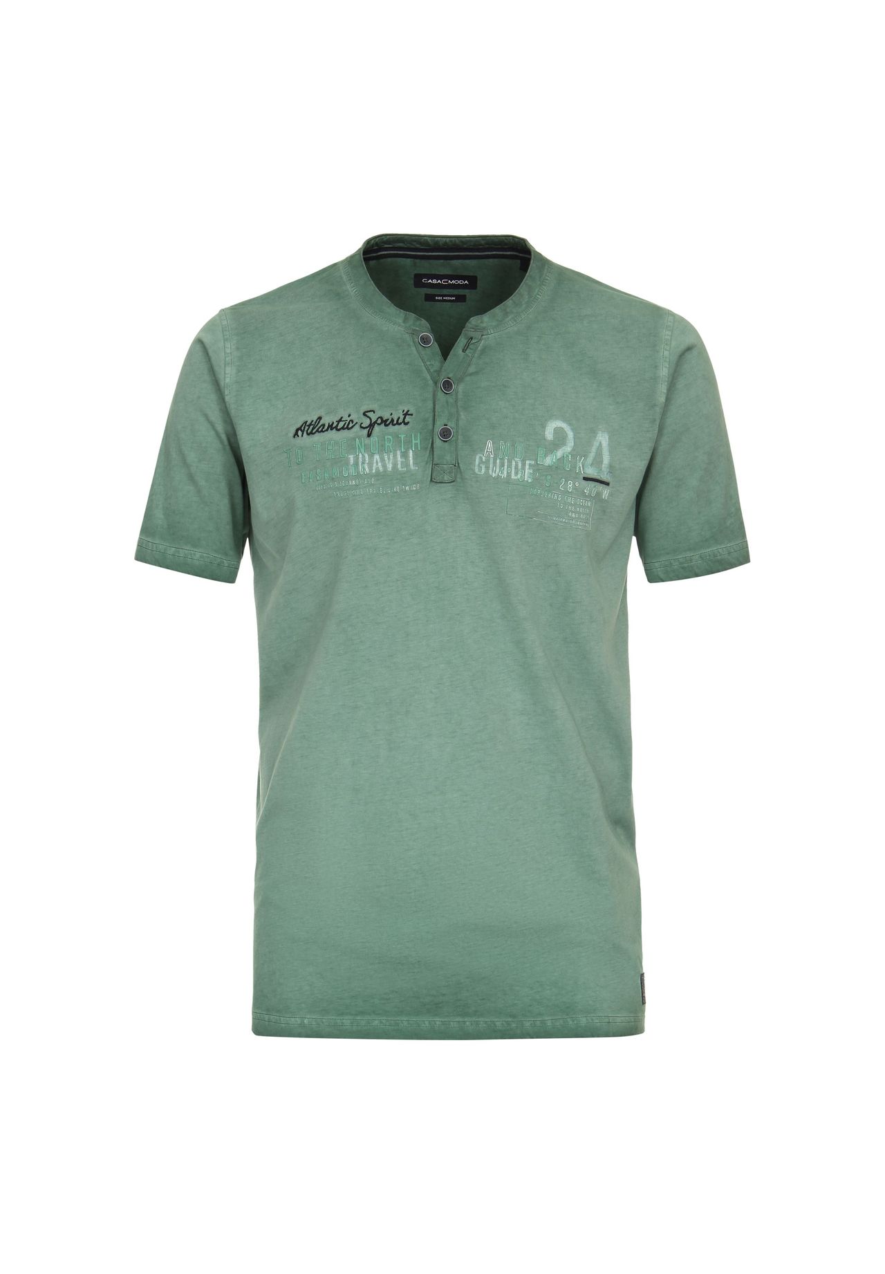 

Мужская футболка однотонная CASAMODA, зеленый