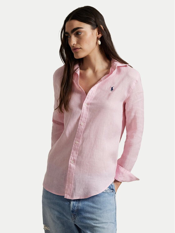 

Рубашка классического кроя 211970730014 Polo Ralph Lauren, розовый