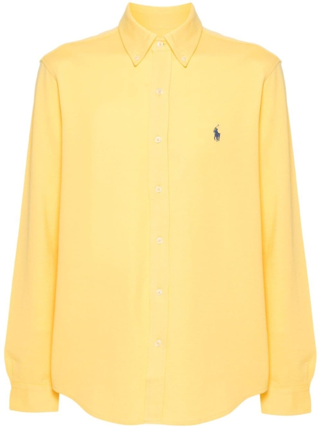

Polo Ralph Lauren рубашка из пике с вышитым логотипом, желтый