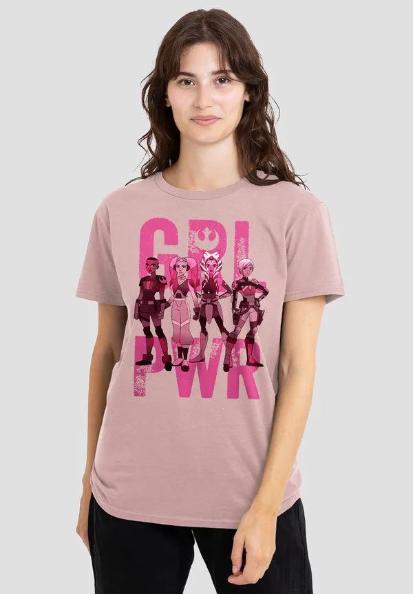 

Футболка с принтом "асока, сила, кетсу, сабин, гера" Star Wars, Pink, Розовый, Футболка с принтом "асока, сила, кетсу, сабин, гера" Star Wars, Pink