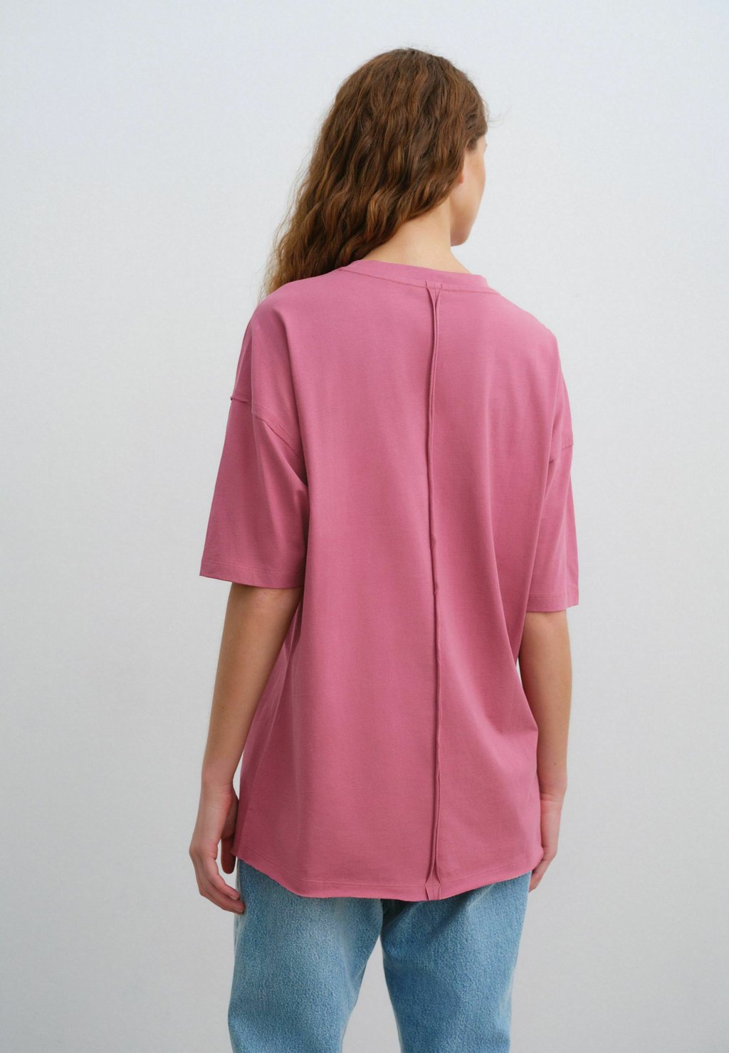 Базовая футболка RELAXED FIT SHORT SLEEVE SEAM DETAIL SKATER STYLE Next, красный — фото 2