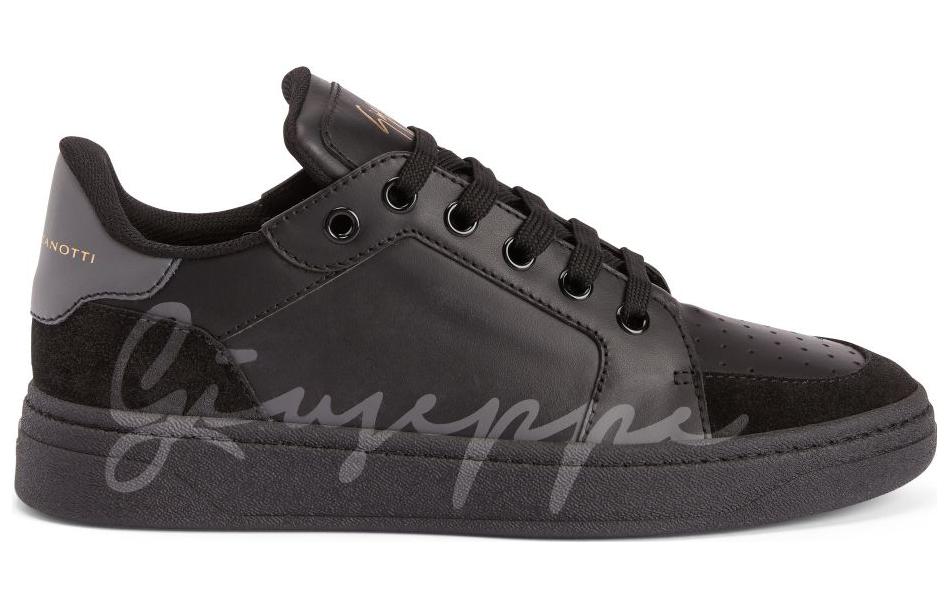 GZ94 Кроссовки на шнуровке Giuseppe Zanotti, черные — фото 2