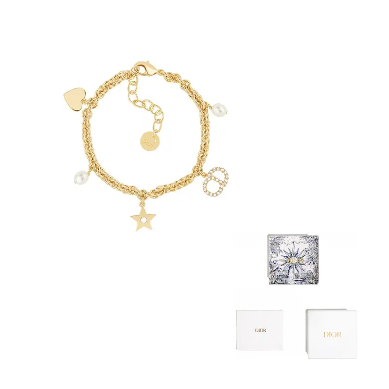

Искусственный кристалл, металлический браслет Women's DIOR