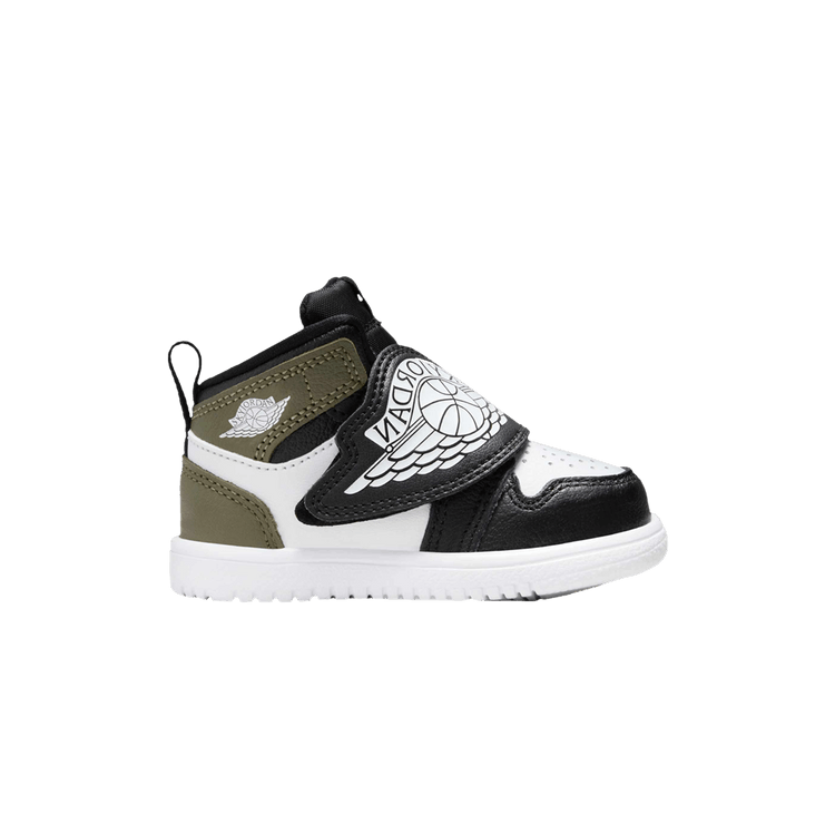 

Кроссовки Sky Jordan 1 TD 'Black Toe Medium Olive', черный